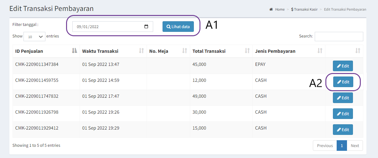 Payment Type