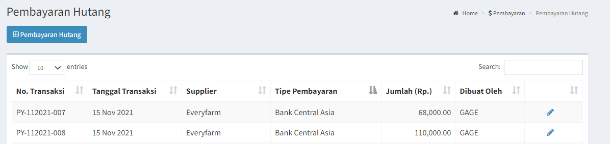 Invoice Payment